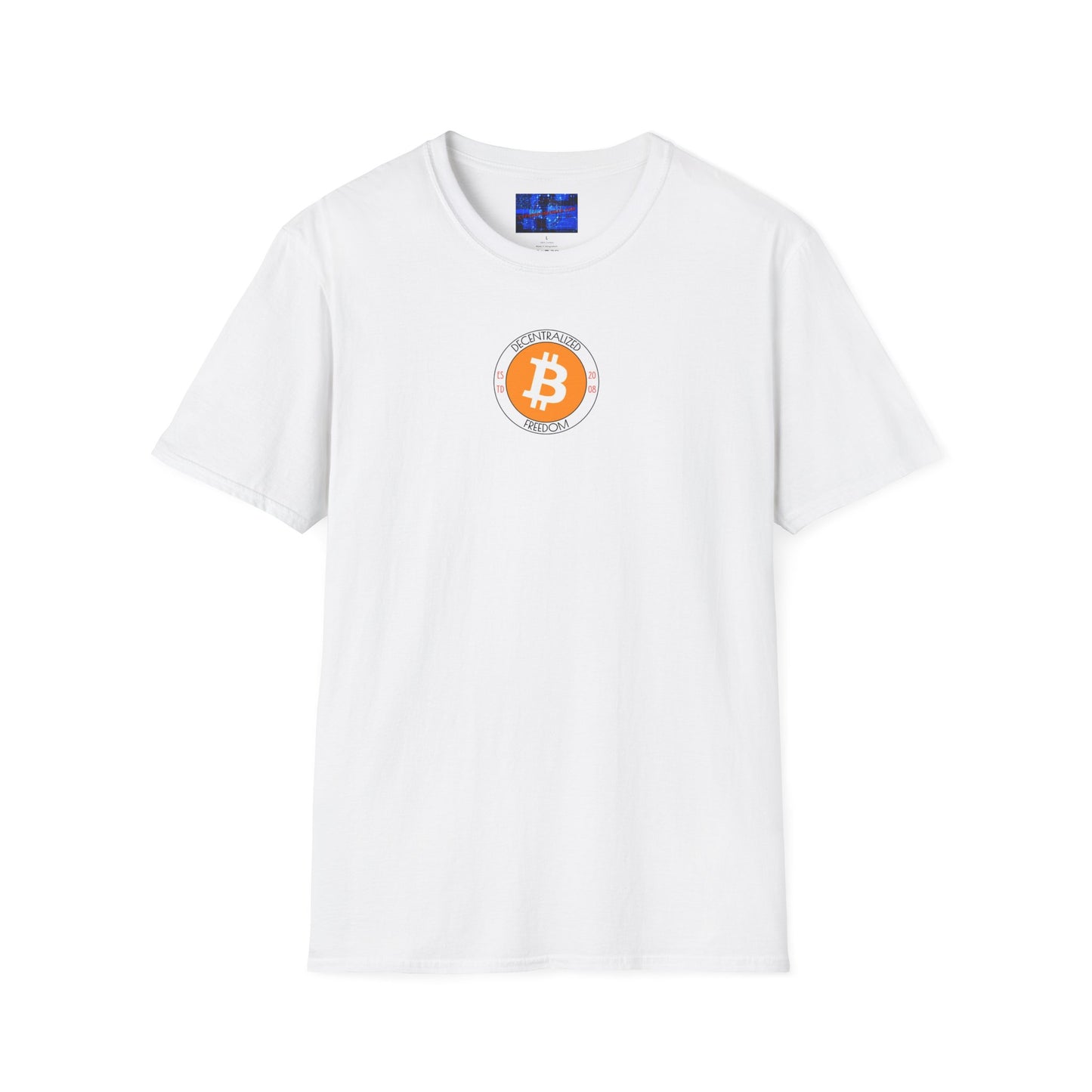 2-sided, Bitcoin, Bitcoin, Bitcoin (BTC) Light colors Unisex T-Shirt by cypherpunkgear.com