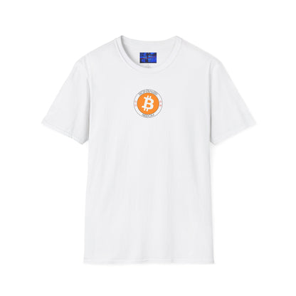 2-sided, Bitcoin, Bitcoin, Bitcoin (BTC) Light colors Unisex T-Shirt by cypherpunkgear.com