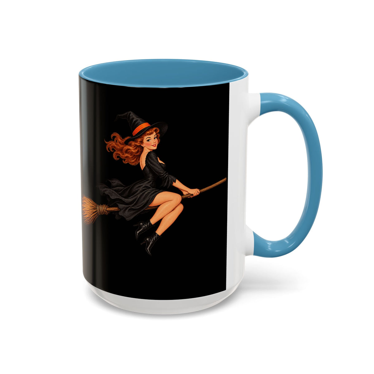 Hazel Hex Black Accent Mug by CreepyCrafts.boo
