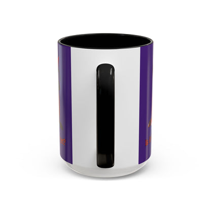 Is it Samhain yet? Dark Purple Accent Mug by CreepyCrafts.boo