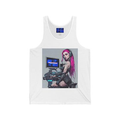 ¡Cyberpunk de cypherpunkgear! Camiseta sin mangas unisex