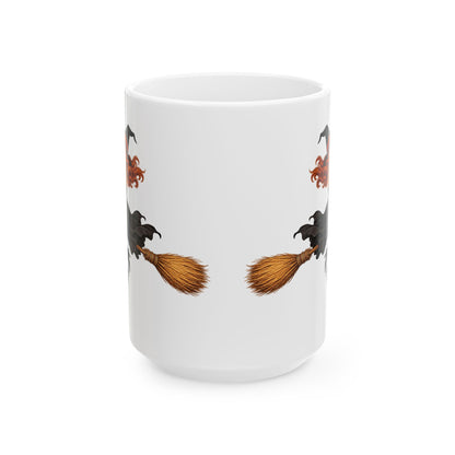 Hazel Hex White Mug by CreepyCrafts.boo