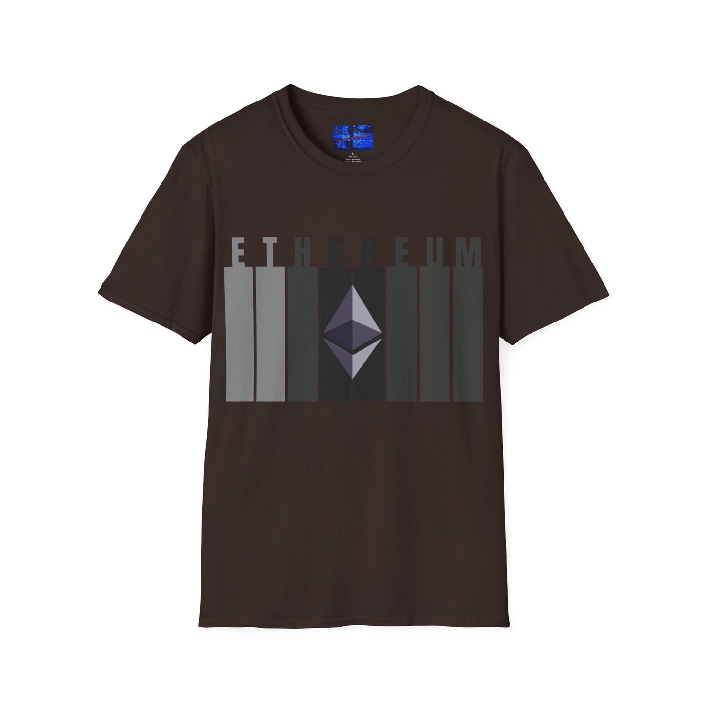 Ethereum (ETH) DKcolors Unisex T-Shirt by cypherpunkgear.com