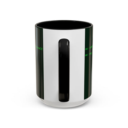 Sometimes I talk to myself - me: omg...same Dark Green Accent Mug by cypherpunkgear.com