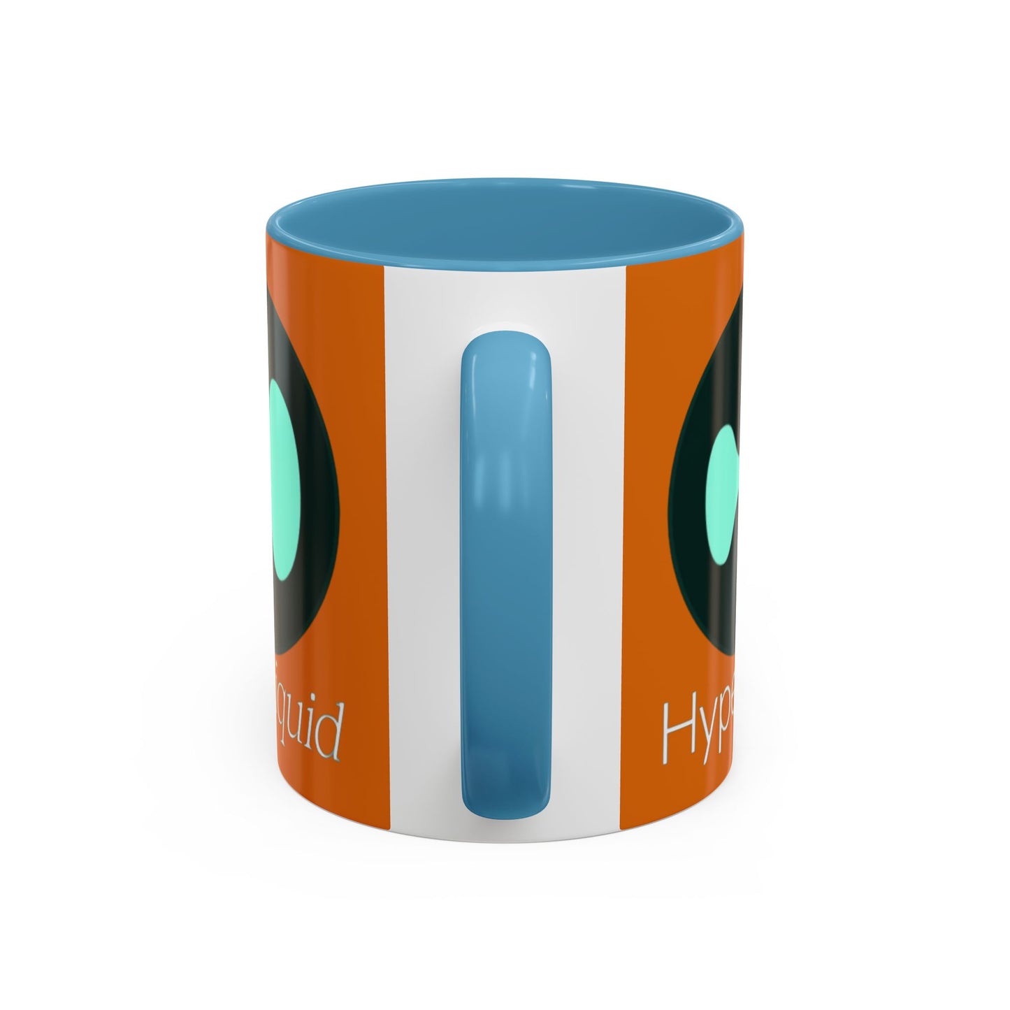 Hyperliquid White font Orange Accent Mug by cypherpunkgear.com