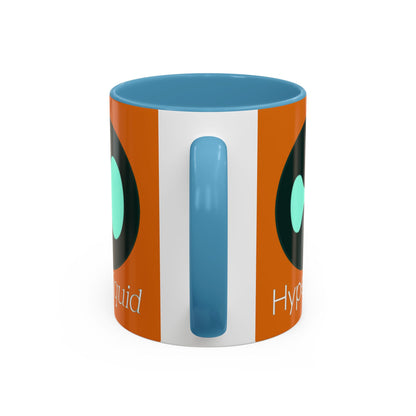 Hyperliquid White font Orange Accent Mug by cypherpunkgear.com