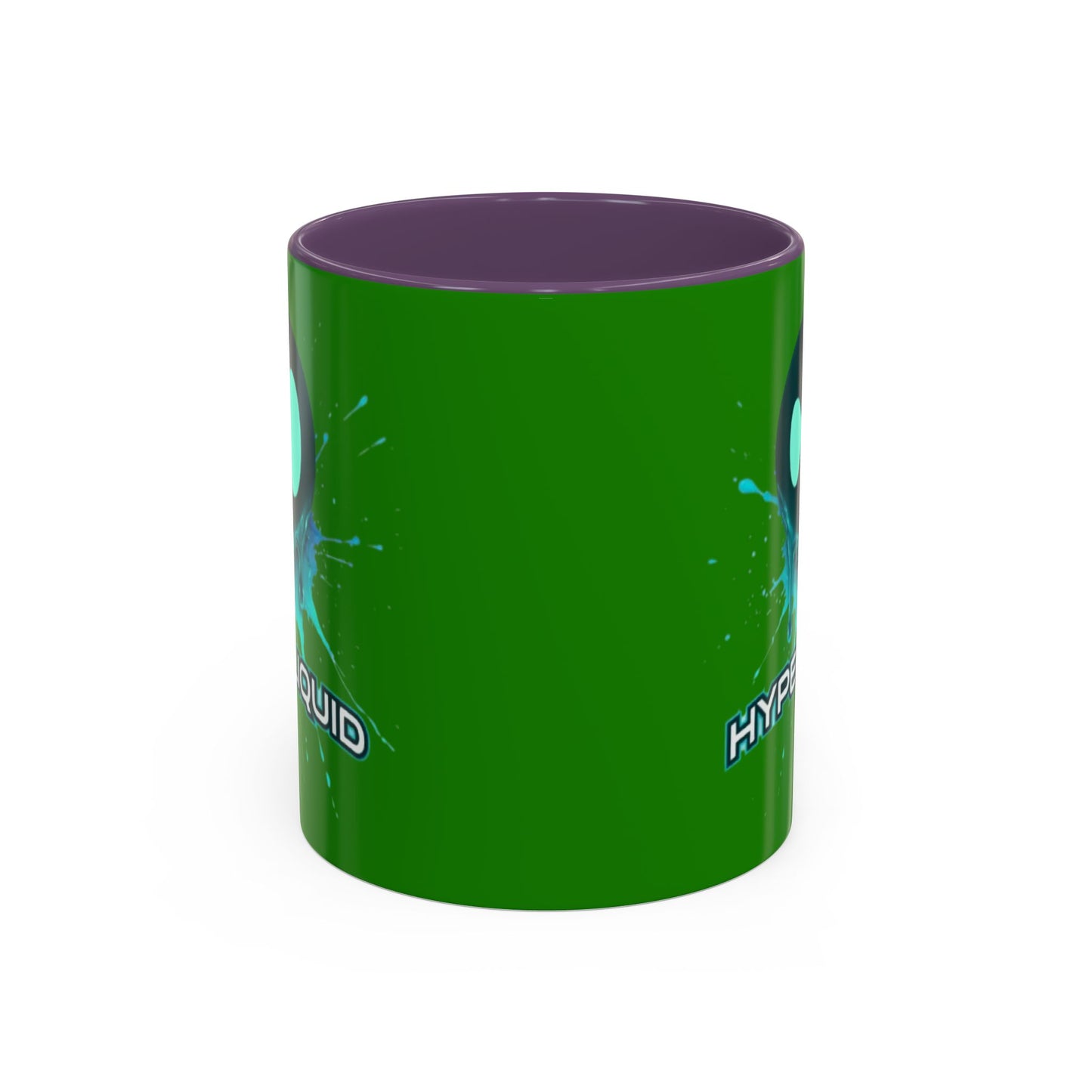 HYPE Drip Green Accent Mug by cypherpunkgear.com