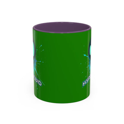 HYPE Drip Green Accent Mug by cypherpunkgear.com