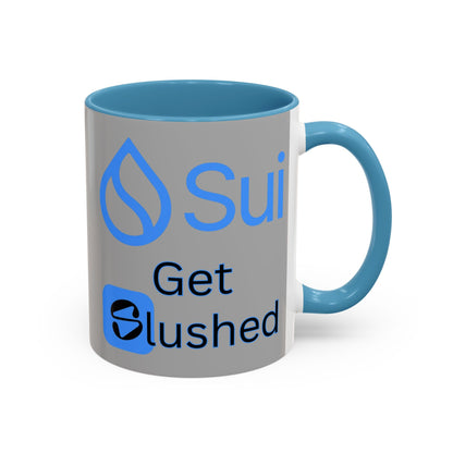 Sui: Get Slushed Grey Accent Mug by cypherpunkgear.com