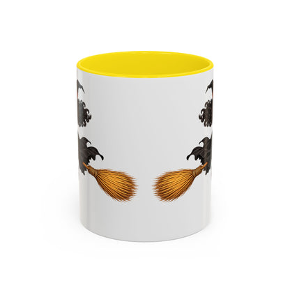 Velvet Vex White Accent Mug by CreepyCrafts.boo