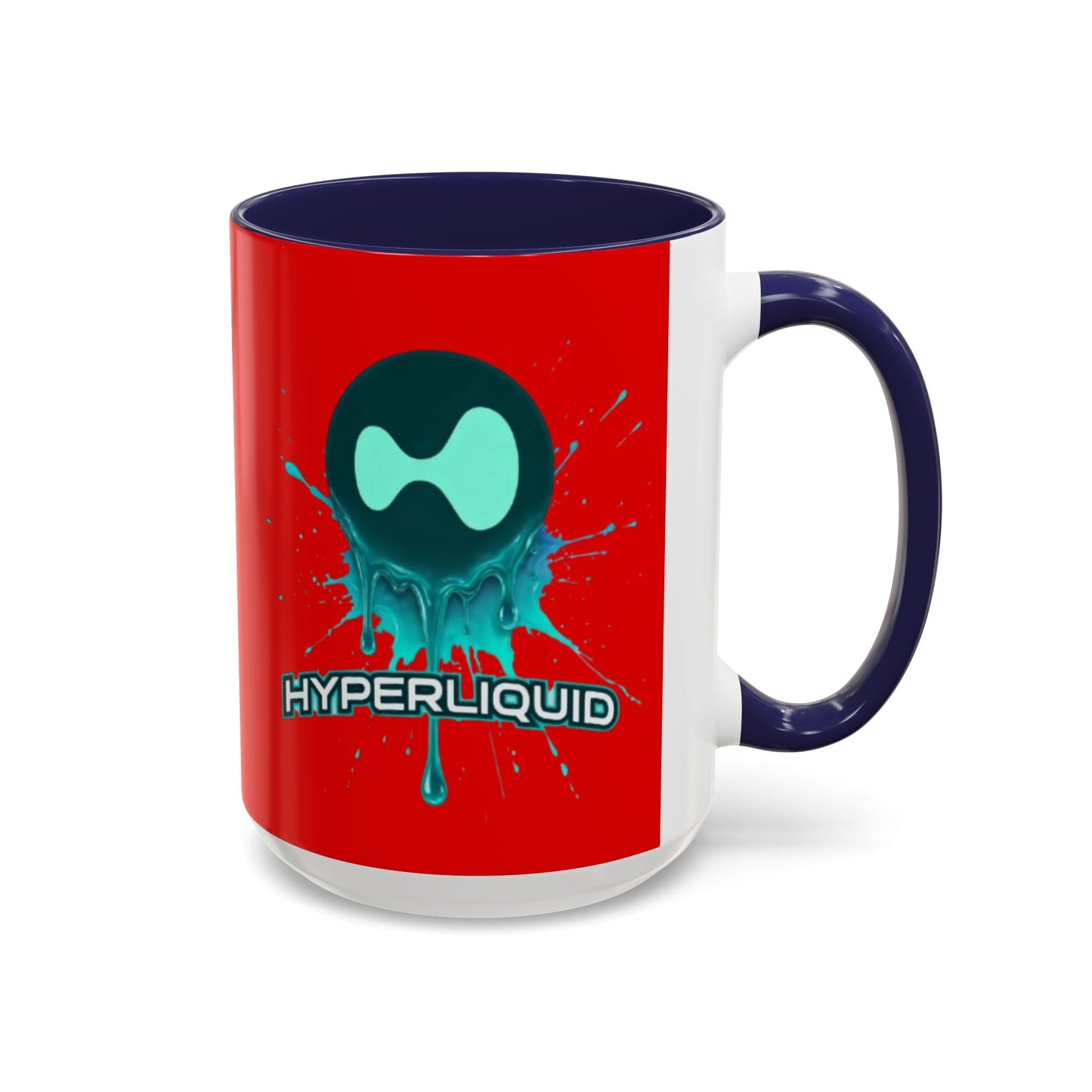 HYPE Drip Red Accent Mug by cypherpunkgear.com
