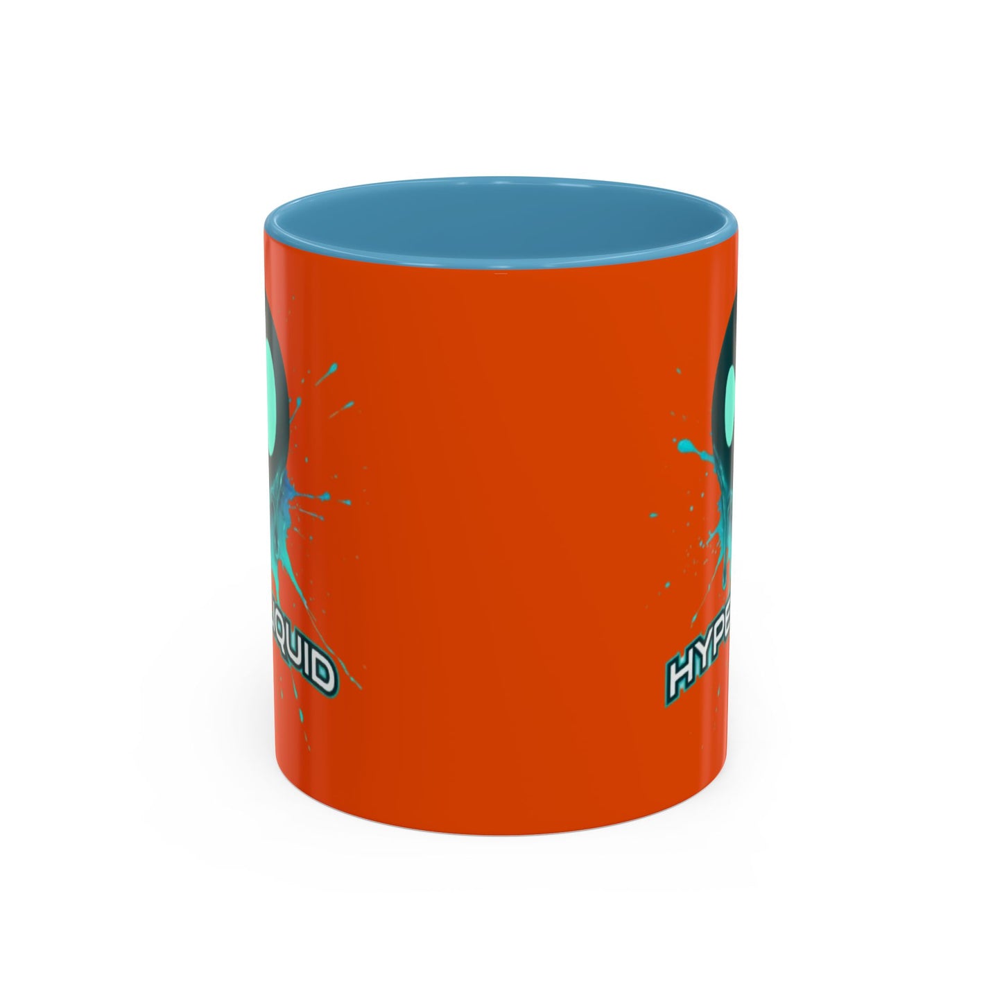 HYPE Drip Orange Accent Mug by cypherpunkgear.com