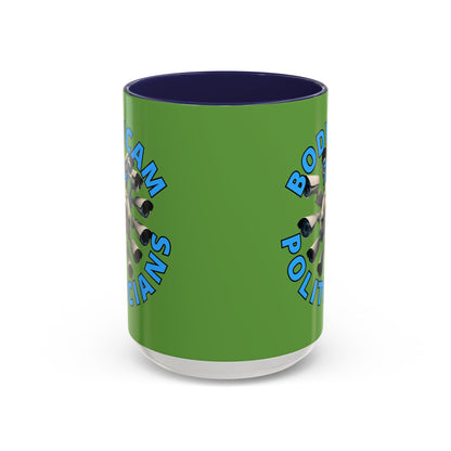Bodycam the Politicians Cameras Green Accent Mug by cypherpunkgear.com