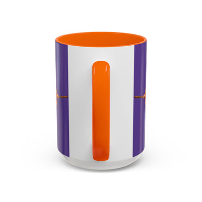 Hazel Hex Purple Accent Mug by CreepyCrafts.boo