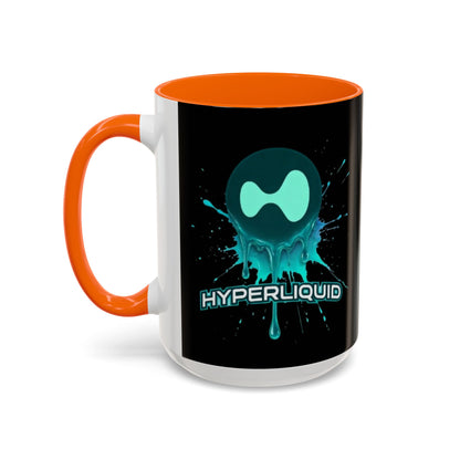 HYPE Drip Black Accent Mug by cypherpunkgear.com