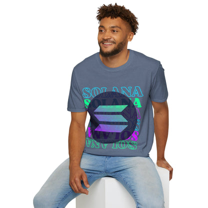 Solana, Solana, Solana (SOL) Dark colors Unisex T-Shirt by cypherpunkgear.com