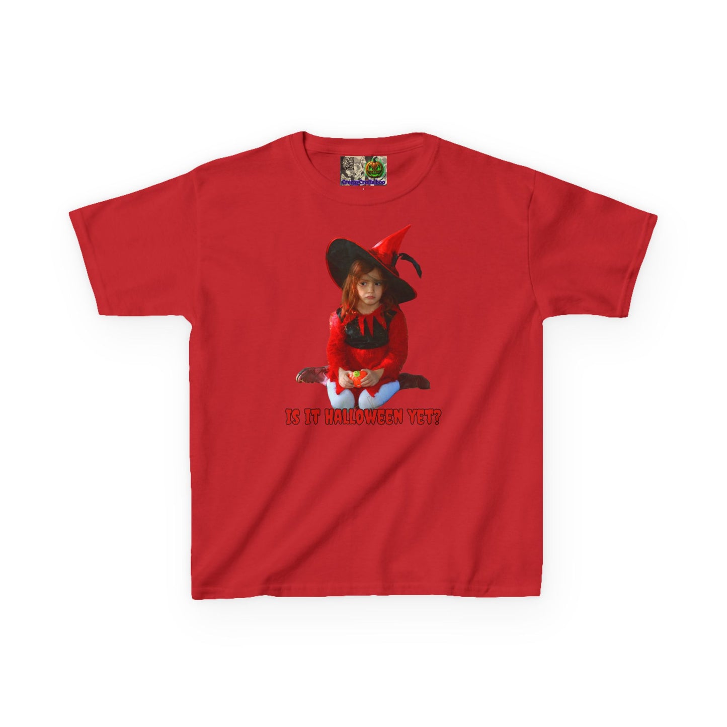 Is it Halloween yet? Kids Heavy Cotton™ Tee by CreepyCrafts.boo