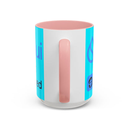 Sui: Get Slushed Light Blue Accent Mug by cypherpunkgear.com