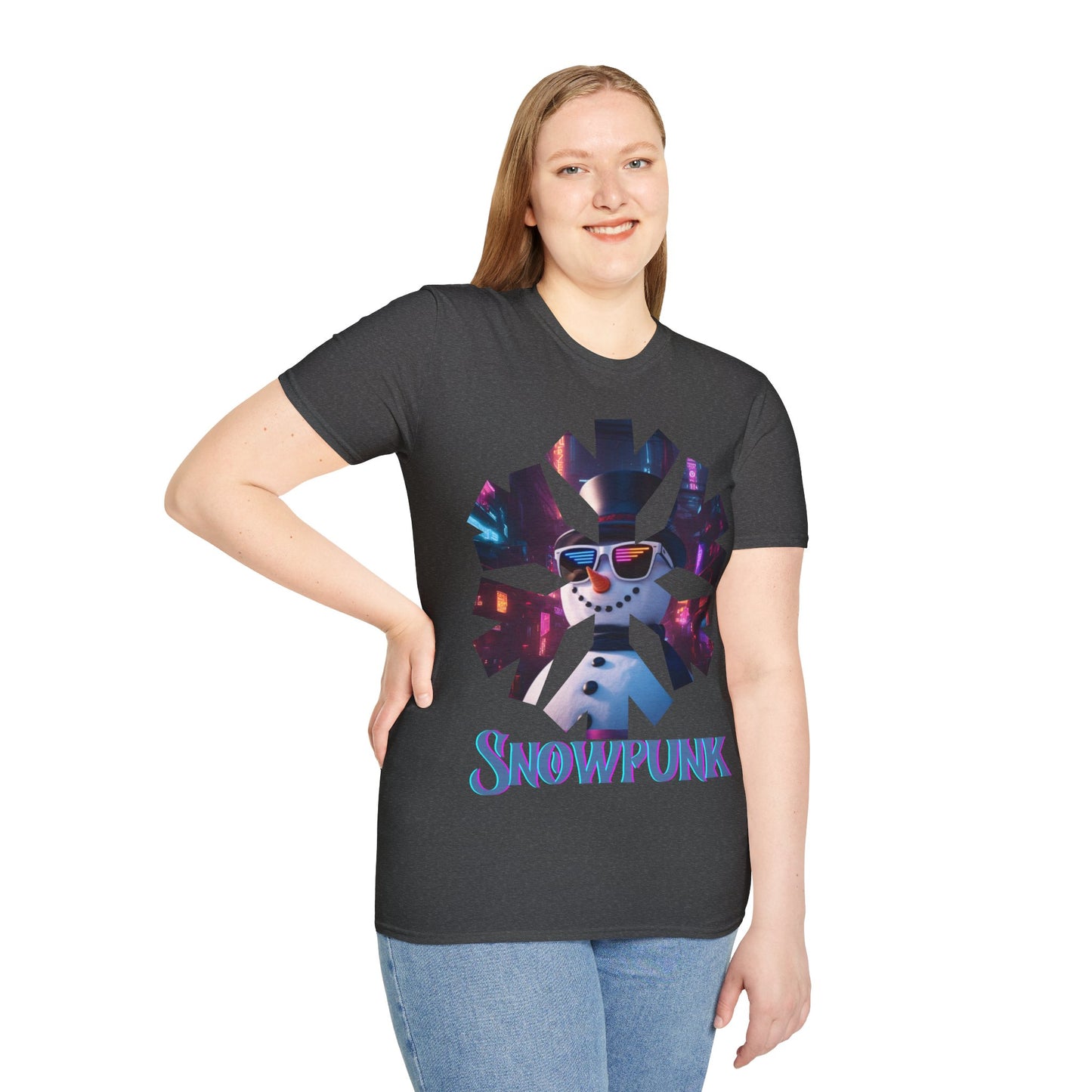 Snowpunk Dark colors Unisex T-Shirt by cypherpunkgear.com