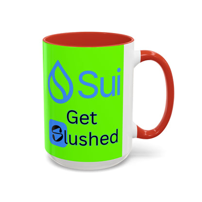 Sui: Get Slushed Green Accent Mug by cypherpunkgear.com