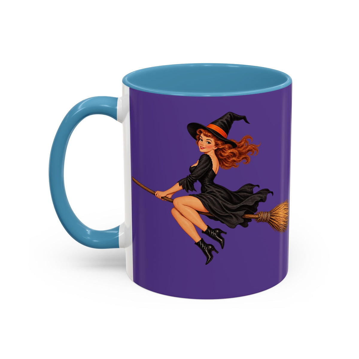 Hazel Hex Purple Accent Mug by CreepyCrafts.boo