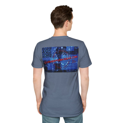 2-sided, cypherpunkgear.com logo Dark colors Unisex T-Shirt by cypherpunkgear.com
