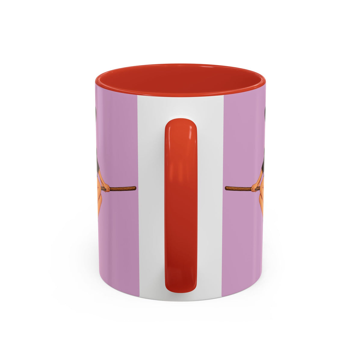 Hazel Hex Pink Accent Mug by CreepyCrafts.boo