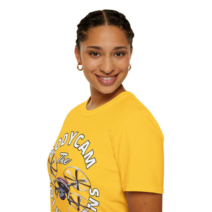 Bodycam the Politicians Drone Light colors Unisex T-Shirt by cypherpunkgear.com