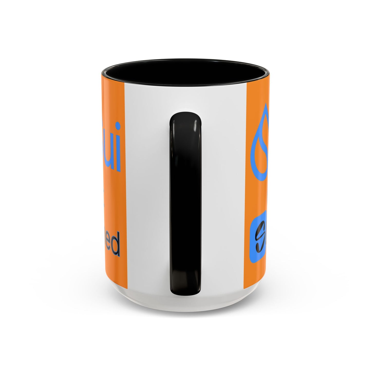 Sui: Get Slushed Orange Accent Mug by cypherpunkgear.com