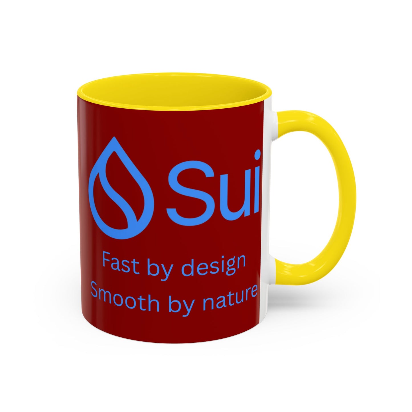 SUI Red Accent Mug by cypherpunkgear.com