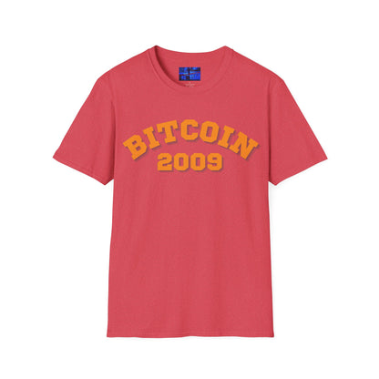 Bitcoin 2009 Light colors Unisex T-Shirt by cypherpunkgear.com