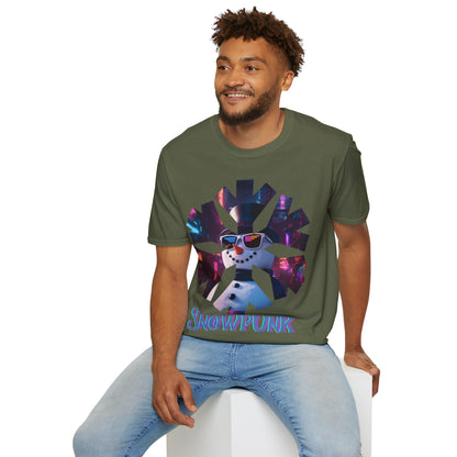 Snowpunk Dark colors Unisex T-Shirt by cypherpunkgear.com