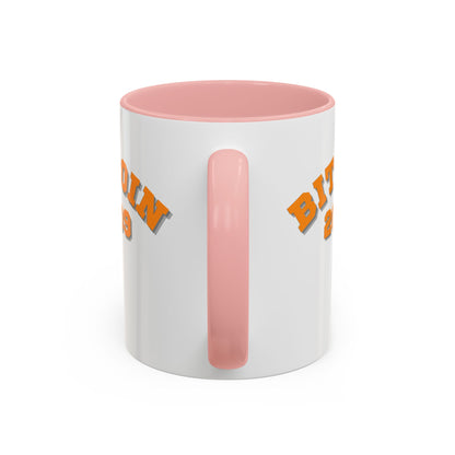 Bitcoin 2009 White Accent Mug by cypherpunkgear.com