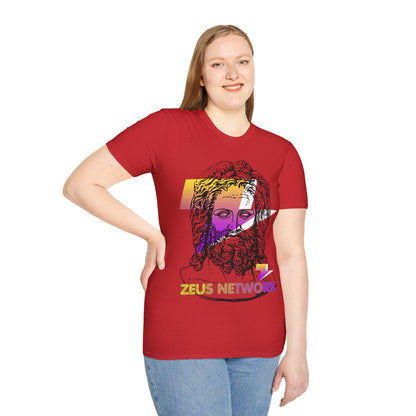 Zeus Network Light colors Unisex T-Shirt by cypherpunkgear.com