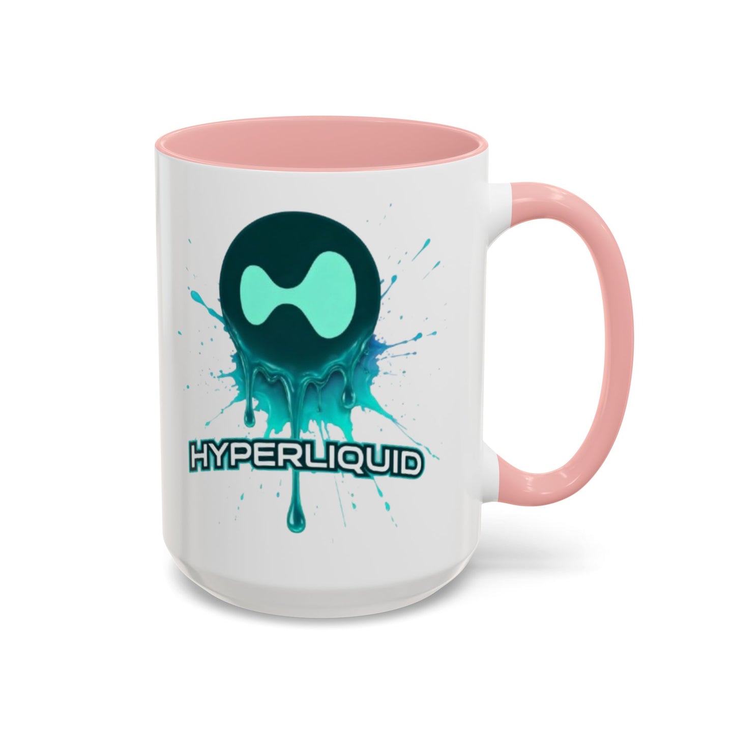 HYPE Drip White Accent Mug by cypherpunkgear.com