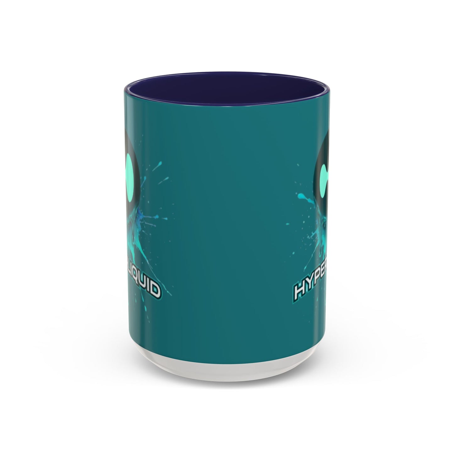 HYPE Drip Hyperliquid Accent Mug by cypherpunkgear.com