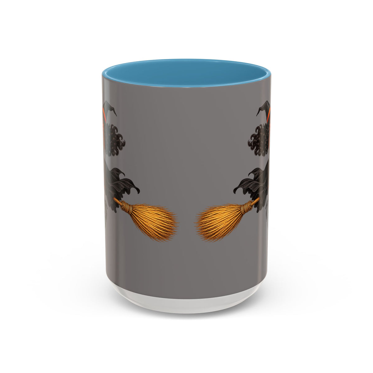 Velvet Vex Grey Accent Mug by CreepyCrafts.boo