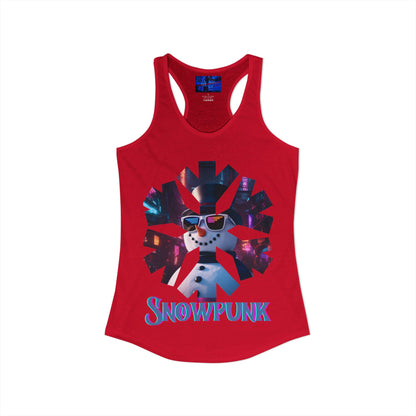Snowpunk Women's Racerback Tank Top by cypherpunkgear.com