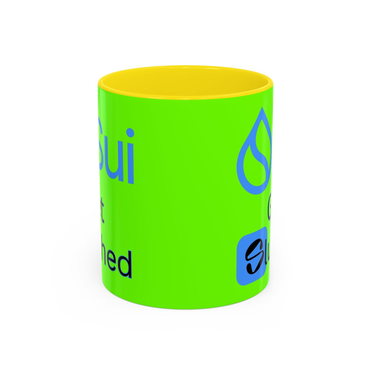 Sui: Get Slushed Green Accent Mug by cypherpunkgear.com