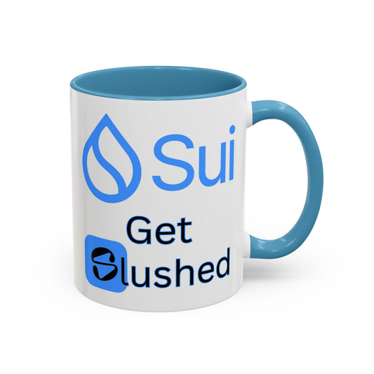Sui: Get Slushed White Accent Mug by cypherpunkgear.com