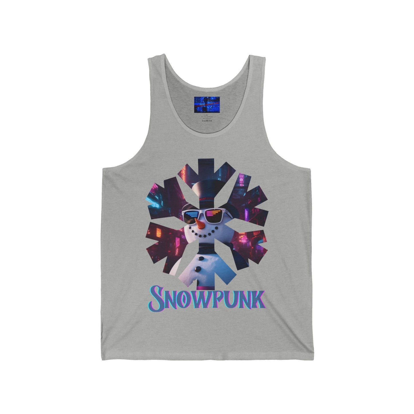 Snowpunk Unisex Jersey Tank Top by cypherpunkgear.com