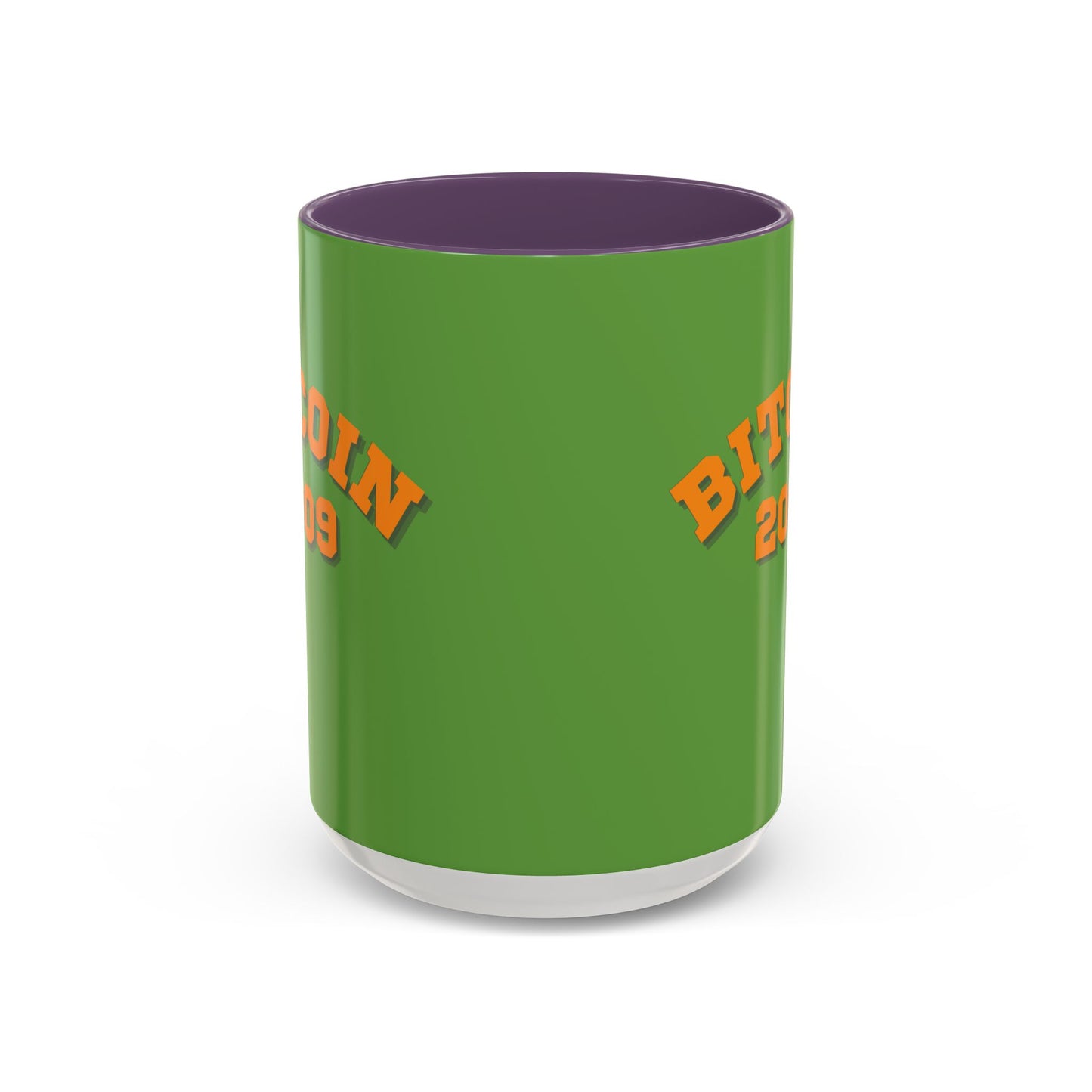 Bitcoin 2009 Green Accent Mug by cypherpunkgear.com