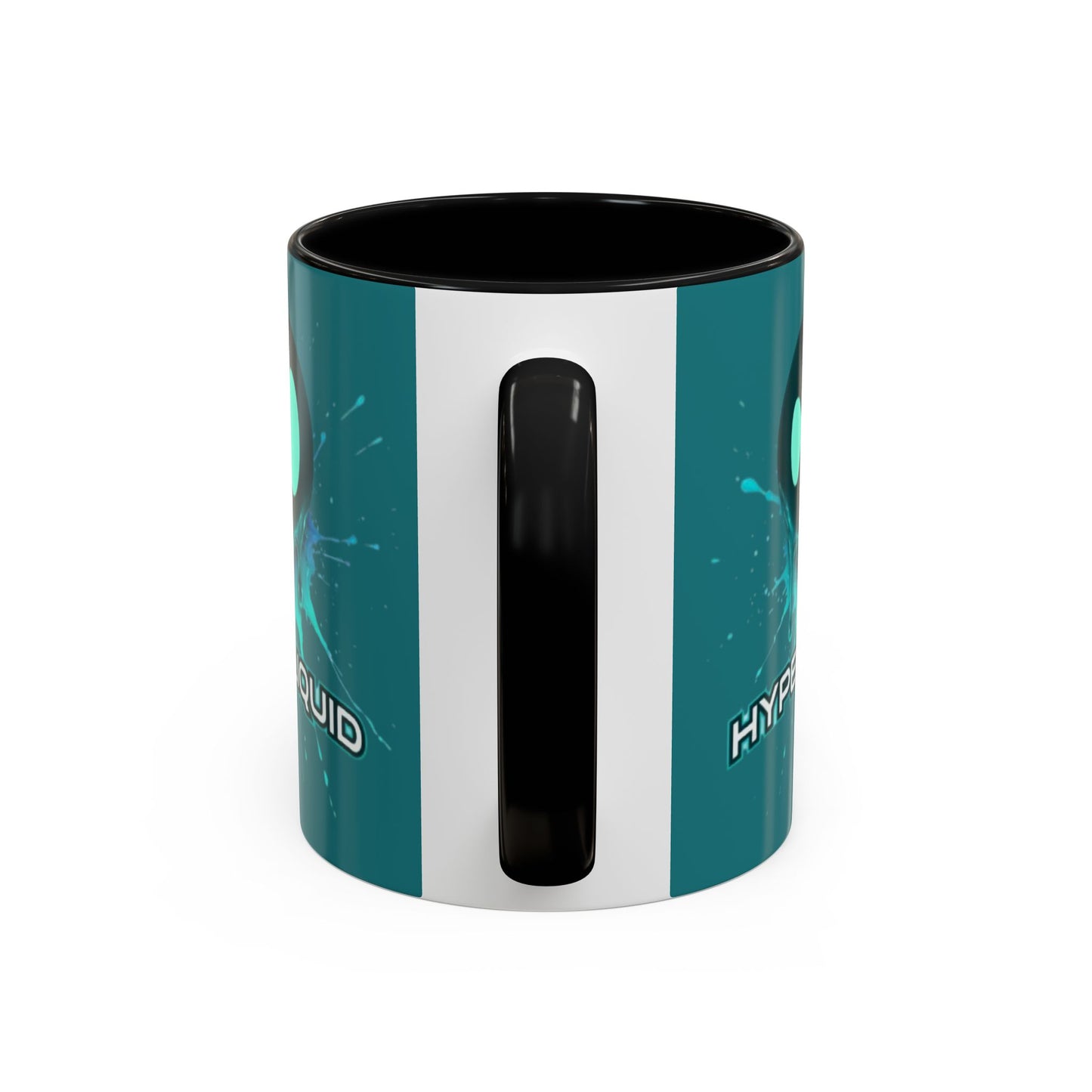 HYPE Drip Hyperliquid Accent Mug by cypherpunkgear.com