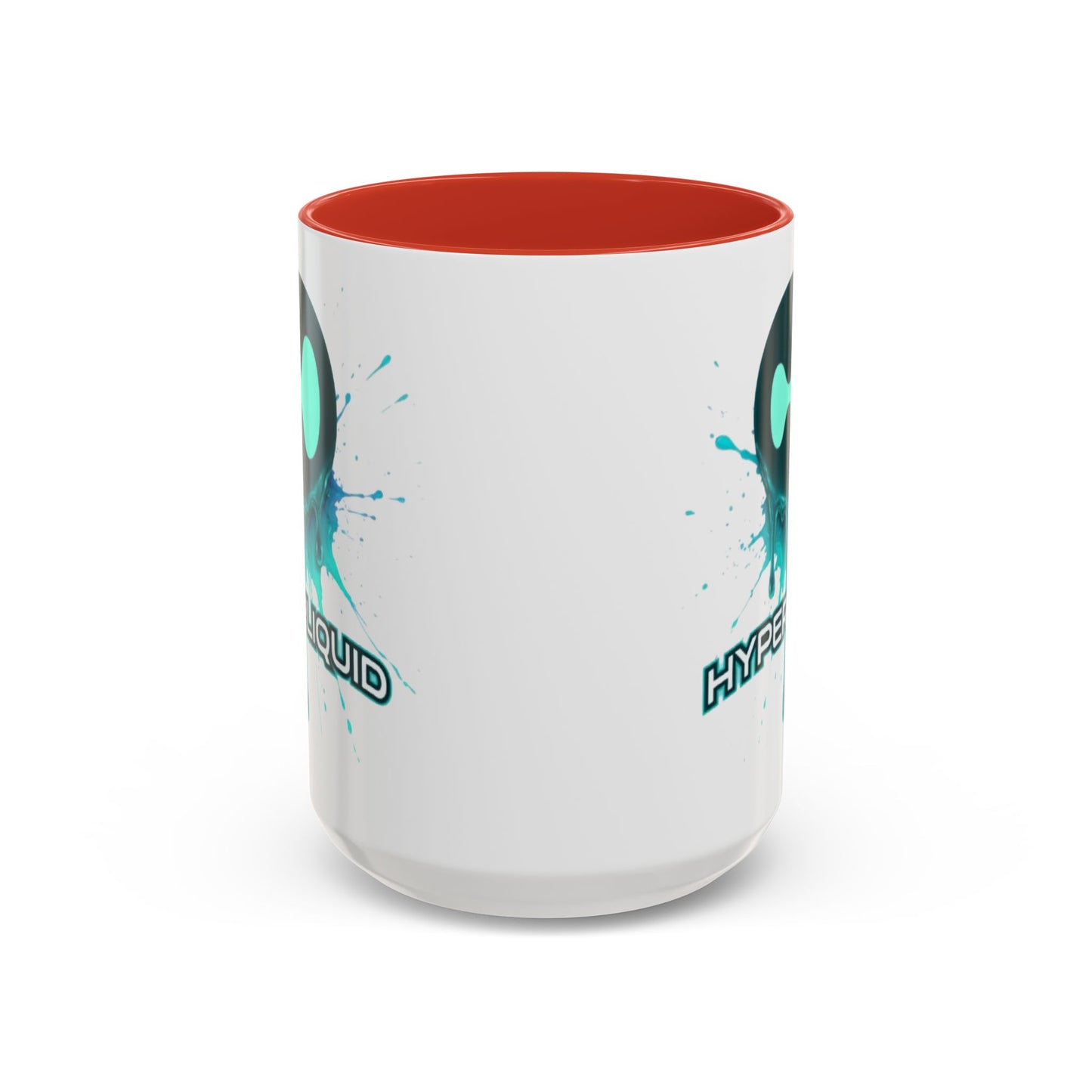HYPE Drip White Accent Mug by cypherpunkgear.com