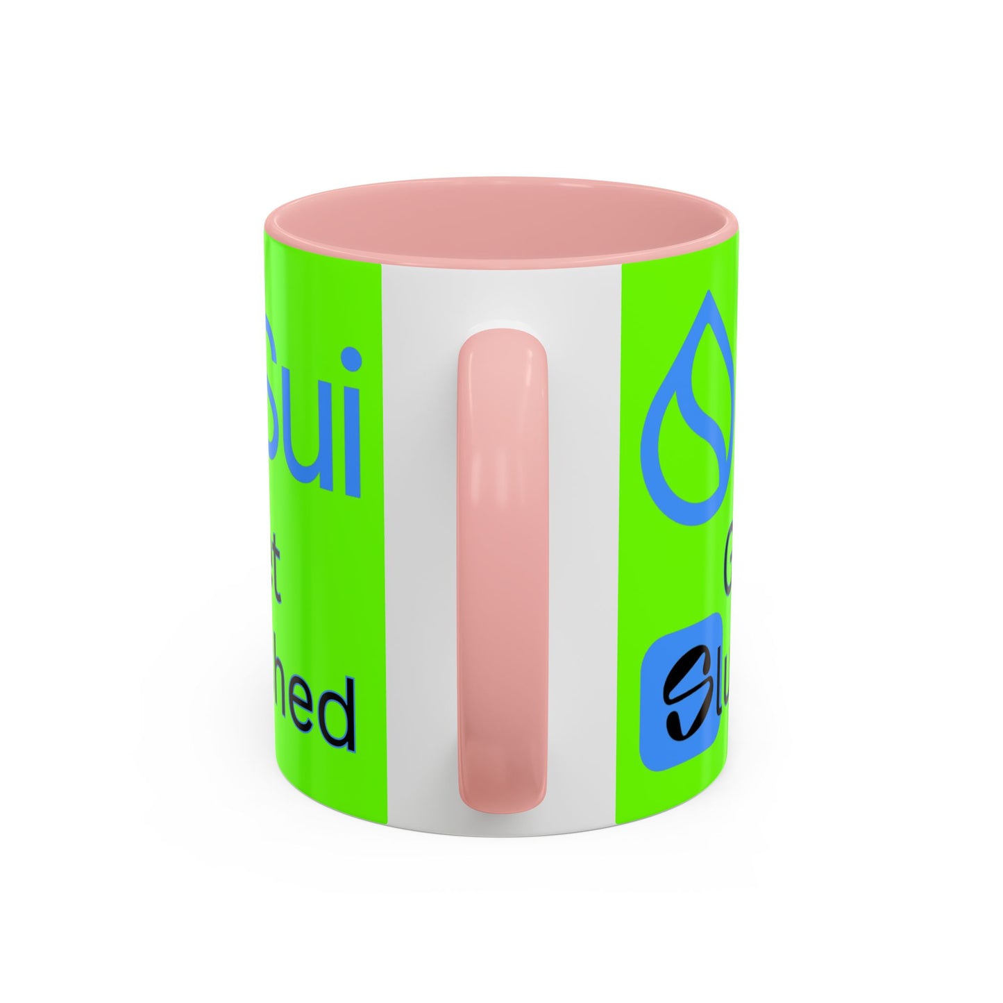 Sui: Get Slushed Green Accent Mug by cypherpunkgear.com