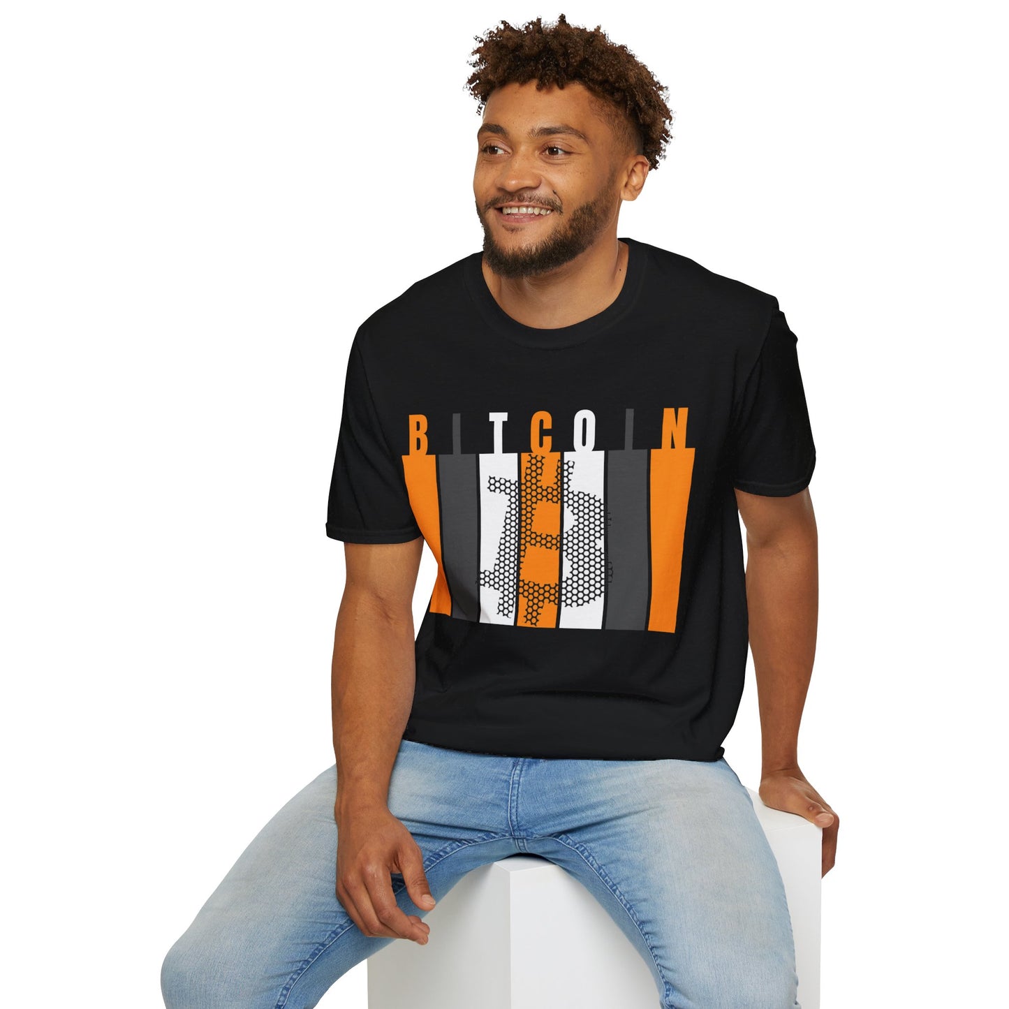 Bitcoin (BTC) DKcolors Unisex T-Shirt by cypherpunkgear