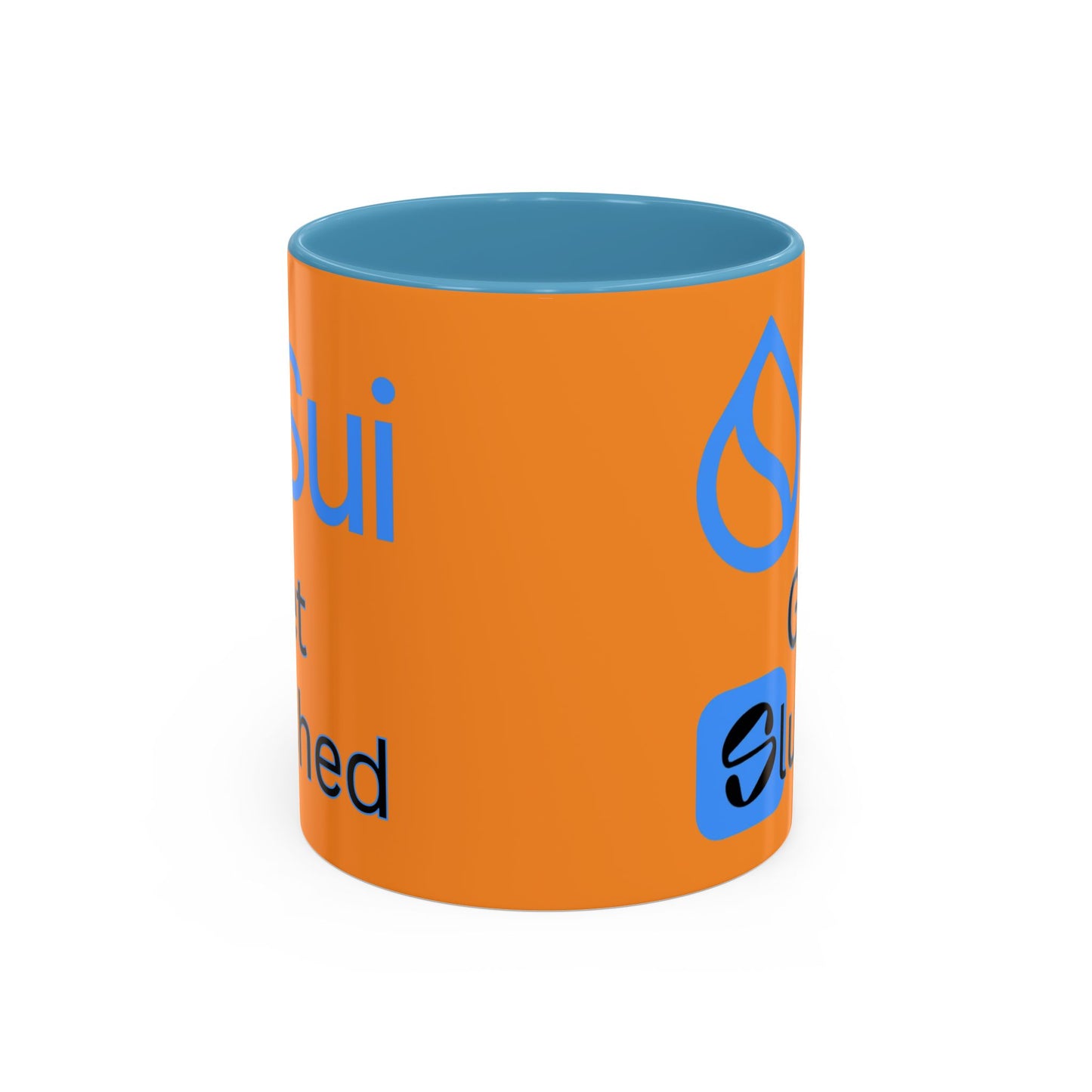Sui: Get Slushed Orange Accent Mug by cypherpunkgear.com