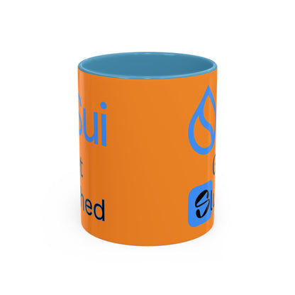 Sui: Get Slushed Orange Accent Mug by cypherpunkgear.com