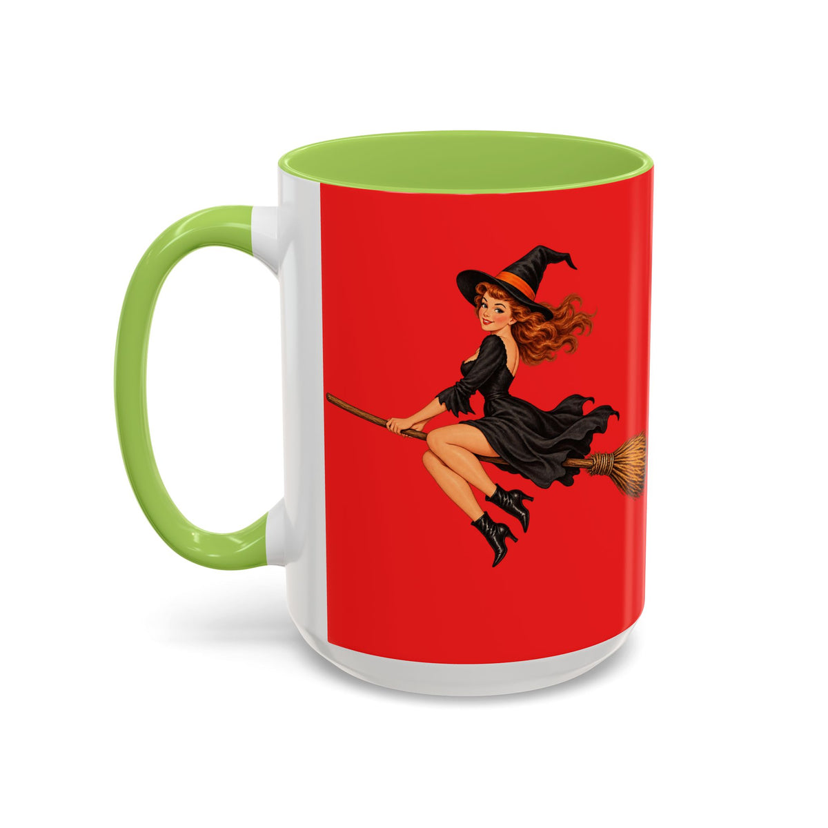 Hazel Hex Red Accent Mug by CreepyCrafts.boo