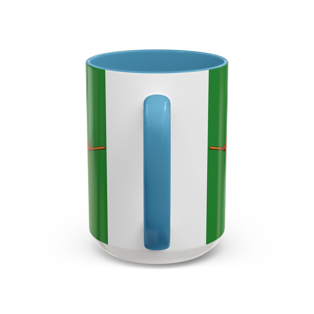 Velvet Vex Green Accent Mug by CreepyCrafts.boo
